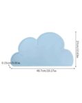 Cloud Shape Table Mat Kids Dish Mat Table Pad Silicone Food Grade Waterproof Heat Insulation Easy Clean Kitchen Tool