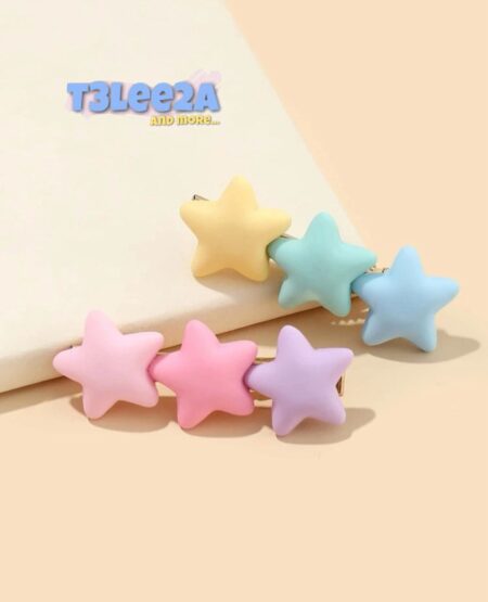 star hair clip -2 pcs