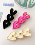 heart hair clip – 3 pcs