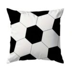 Soccer Theme Throw Pillow Cover