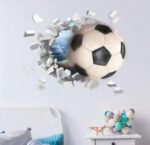 3D Stereoscopic Wall Sticker Sports Football