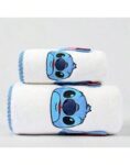 Disney Stitch Blue 2-Piece Bath Towel Set