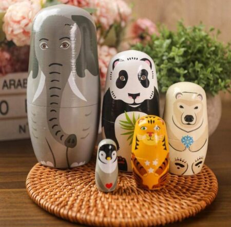 5.5" Height Animal Model Dolls