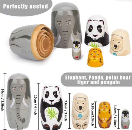 5.5" Height Animal Model Dolls