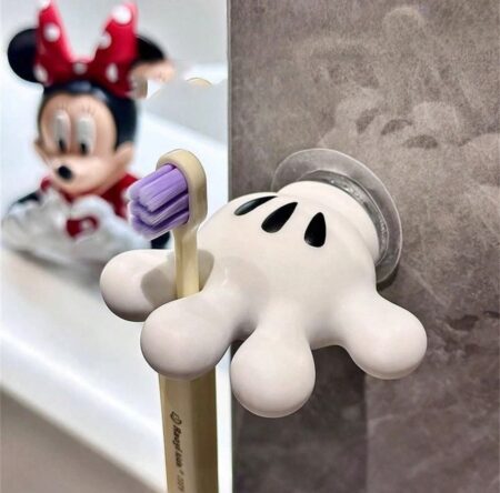 Mickey brush holder