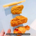 Funny Fried Chicken & Fries Hair Clips