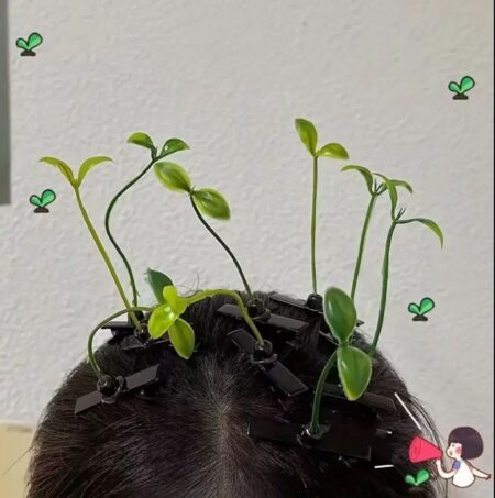 CRAZY HAIR - 10 Cute Hairpins Shaped Like Small Plants