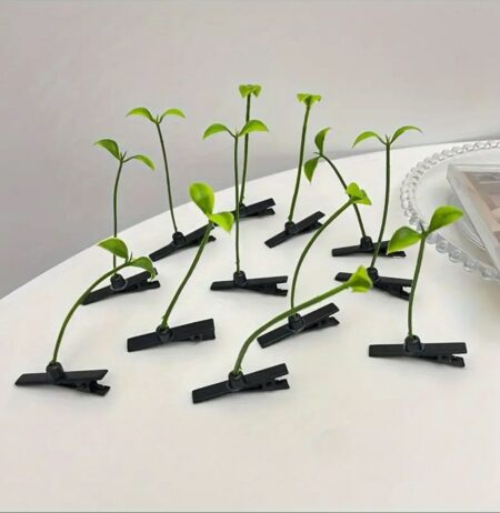 CRAZY HAIR - 10 Cute Hairpins Shaped Like Small Plants