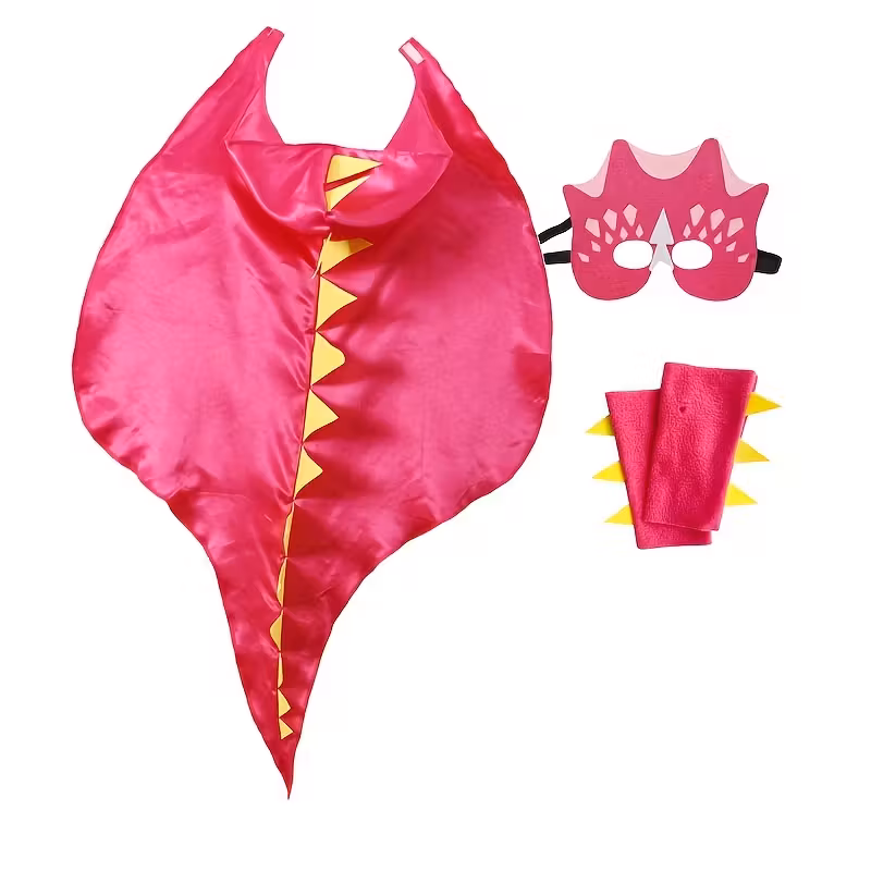 Dinosaur hooded cloak 3pcs set Dinosaur hooded cloak 3pcs set