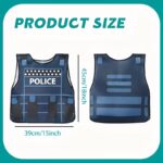 Police Party Supplies with Police Vest Costume for Police Party Favors Police Birthday Favor Costume for Costume Party, for Halloween Costume Party, Cosplay, Police Role Play, Themed Event Gear, Realistic Uniform Look, Durable Costume Material, Roleplay Outfit, Roleplay Enthusiasts, Highquality Material, Roleplay Gear, Cosplay Fans