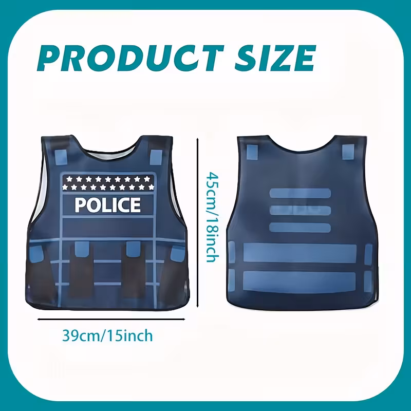 Police Party Supplies with Police Vest Costume for Police Party Favors Police Birthday Favor Costume for Costume Party, for Halloween Costume Party, Cosplay, Police Role Play, Themed Event Gear, Realistic Uniform Look, Durable Costume Material, Roleplay Outfit, Roleplay Enthusiasts, Highquality Material, Roleplay Gear, Cosplay Fans Police Party Supplies with Police Vest Costume for Police Party Favors Police Birthday Favor Costume for Costume Party, for Halloween Costume Party, Cosplay, Police Role Play, Themed Event Gear, Realistic Uniform Look, Durable Costume Material, Roleplay Outfit, Roleplay Enthusiasts, Highquality Material, Roleplay Gear, Cosplay Fans