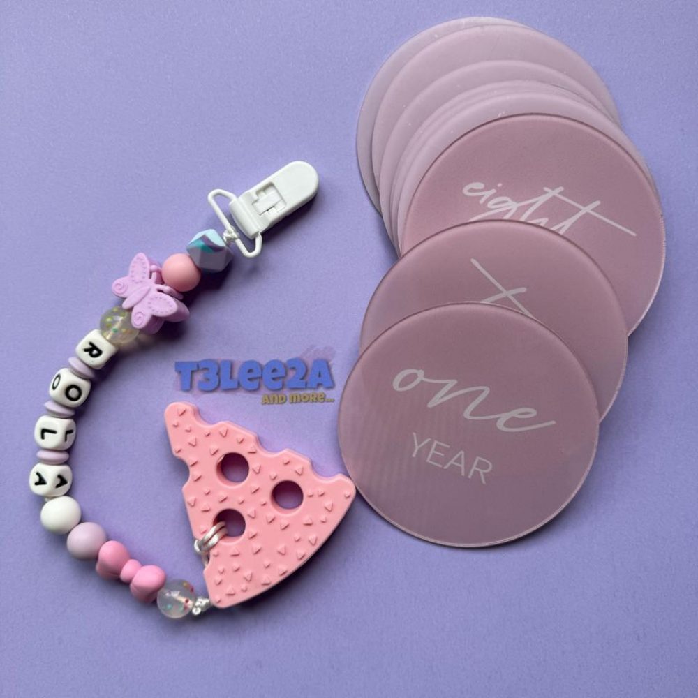 PACIFER HOLDER BABY KIDS PINK
